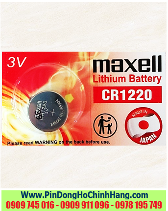 Pin Maxell CR1220 _Pin CR1220